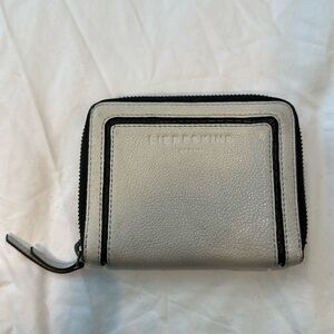 Liebskind leather black and white wallet